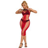rochie lunga rosie tip plasa marime unica
