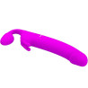 Strap on - Zanini strap-on fără ham cu 10 trepte de vibrații mov - cu
