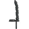 Inel pentru penis Dillon pentru stimulare simultană negru