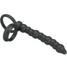 Inel pentru penis Dillon pentru stimulare simultană negru