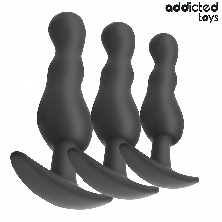 Set 3 dopuri anale din silicon model 1