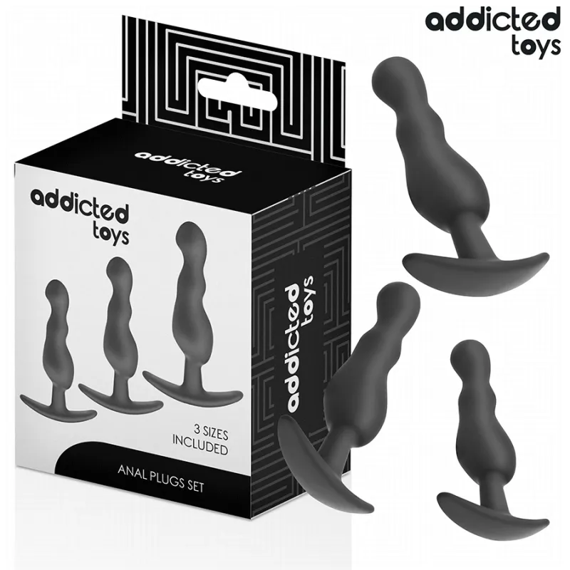 Set 3 dopuri anale din silicon model 1