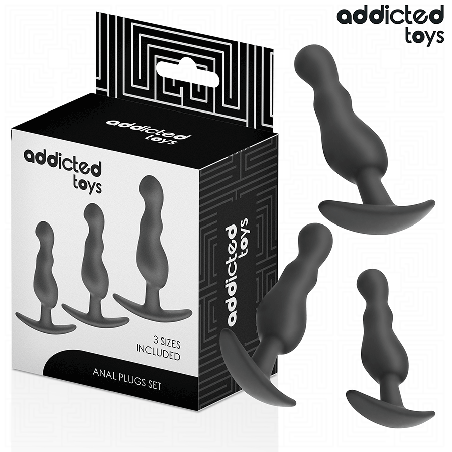 set 3 dopuri anale din silicon model 1