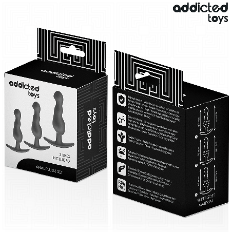 Set 3 dopuri anale din silicon model 1