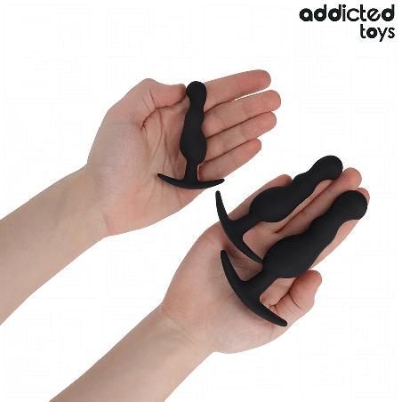Set 3 dopuri anale din silicon model 1