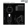 Dispozitiv castitate pentru penis Sealed Crypt 8 cm