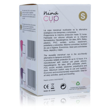 Nina Kiki – Cupa menstruala roz, marimea S