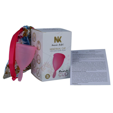Nina Kiki – Cupa menstruala roz, marimea S