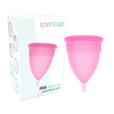 Stercup – cupă menstruală din silicon FDA roz, mărimea L