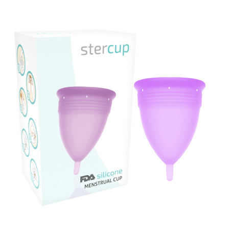 Stercup – cupă menstruală din silicon FDA violet, mărimea S