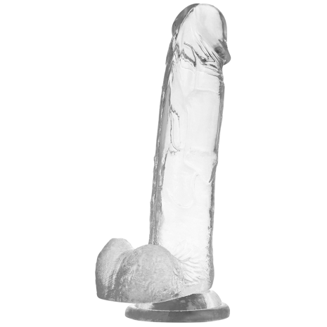 X Ray - dildo transparent cu testicule 22 cm / Ø 4,6 cm