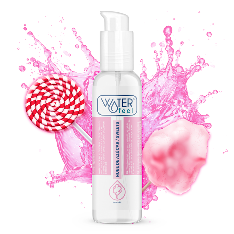 Waterfeel Sugar Cloud - lubrifiant cu aromă de vată de zahăr 175 ml