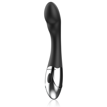 Black&Silver Kilian Stimulating Vibe – vibrator reîncărcabil cu 10 moduri de vibrație