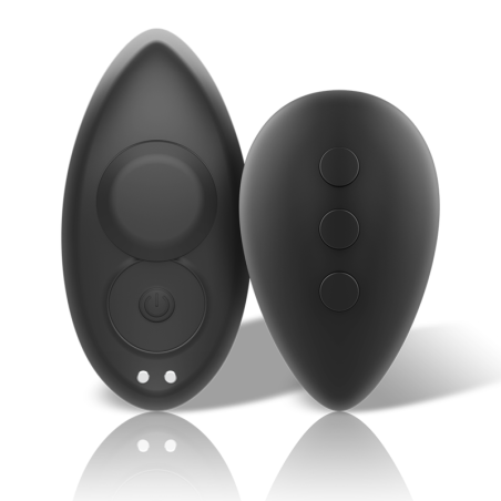 Vibrator BLACK&SILVER – PRESTON, pentru chiloti, reîncarcabil
