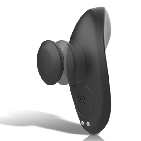 Vibrator BLACK&SILVER – PRESTON, pentru chiloti, reîncarcabil