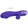 Pretty Love Snappy Youth - vibrator și stimulator pentru punctul G, violet