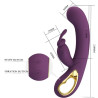 Vibrator PRETTY LOVE – LIAM RABBIT, cu stimulator pentru punctul G