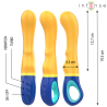 Intense Shaggy - vibrator pentru punctul G, galben
