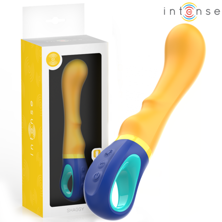 Intense Shaggy - vibrator pentru punctul G, galben