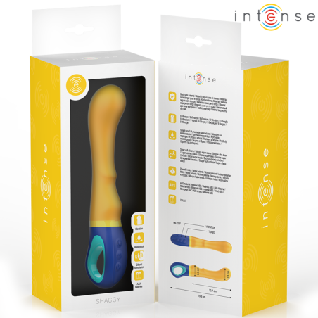 Intense Shaggy - vibrator pentru punctul G, galben