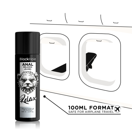 Black Hole - gel anal relaxant cu jojoba, bază siliconică 100 ml