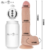 Mr Intense - vibrator realist multifuncțional cu mișcare sus-jos și telecomandă, 22 cm / Ø 4 cm