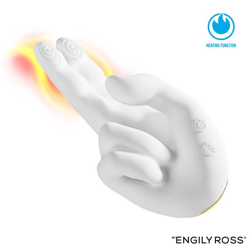 Engily Ross Flirty Hand – Stimulator cu mișcare a degetelor, încălzire și vibrații