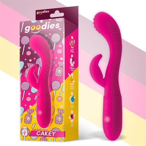 Cakey Rabbit Vibrator Fuchsia