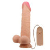 Sliding Skin Vibrating Dildo 24 cm