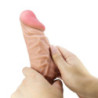 Sliding Skin Vibrating Dildo 24 cm