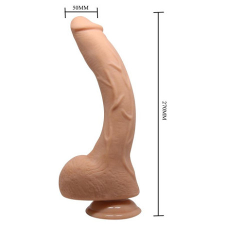 Baile Dildo con Ventosa Color Marron cl25