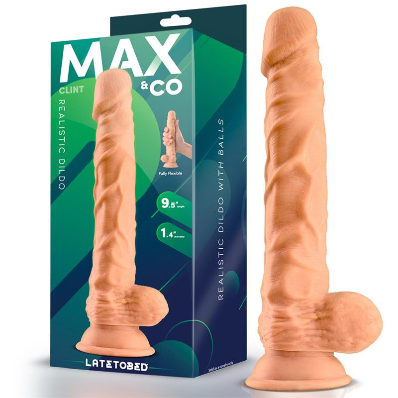 Clint Realistic Dildo 9.5