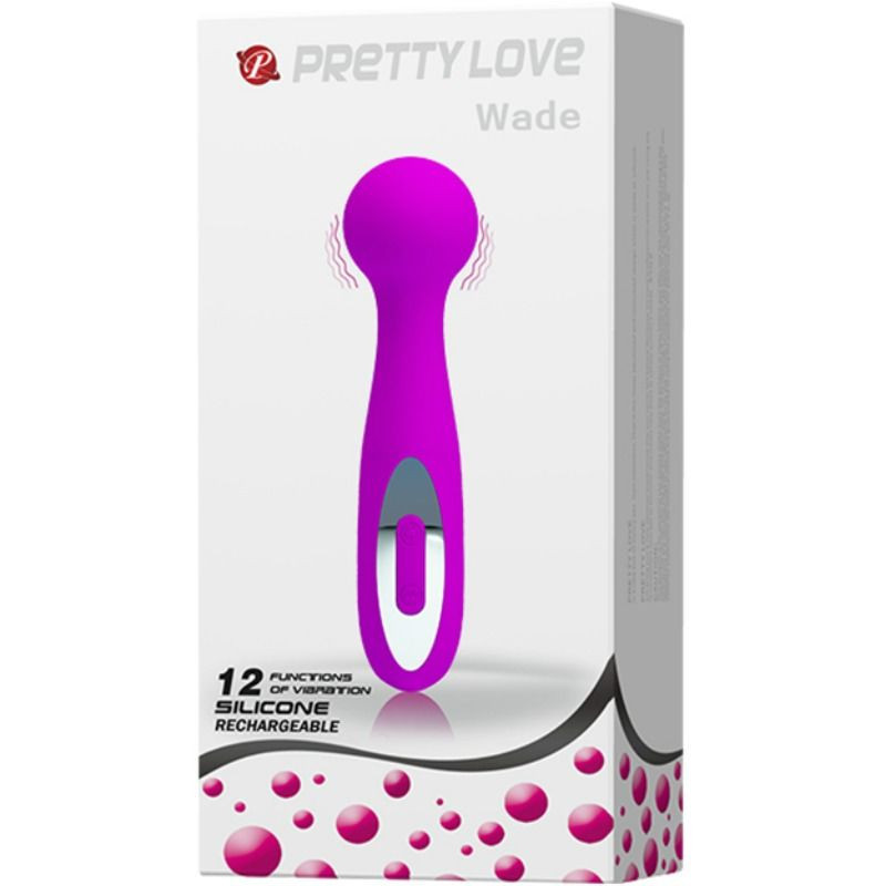 PRETTY LOVE - APARAT DE MASAJ REÎNCĂRCABIL WADE CU 12 FUNCȚII