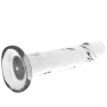 Dildo transparent cu testicule 18 cm / Ø 4 cm