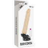 BASECOCK – VIBRATOR REALISTIC NATURAL 21 CM -O- 4 CM CU TELECOMANDA