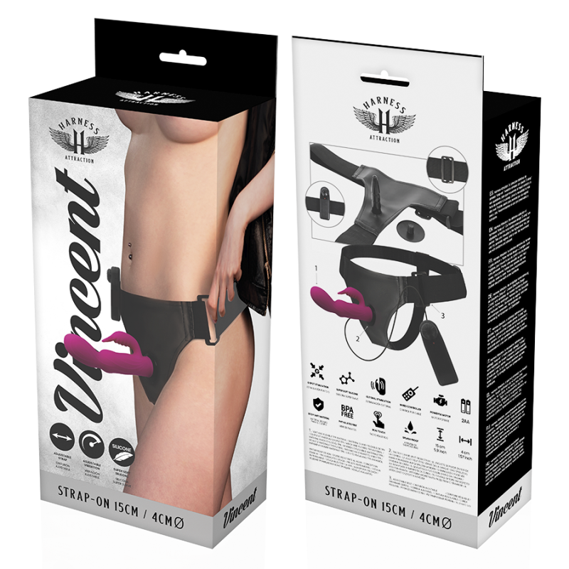 HAM ATTRACTION - HAM VIBRATOR RABBIT VINCENT 15 CM -O- 4 CM