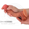 Dildo hiperrealist articulat, 19,3 cm – Cock Miller