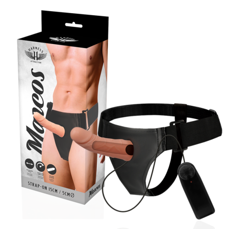 HAM HARNESS ATTRACTION – CADRU GOL PENTRU HAM CU VIBRATOR 15 CM -SAU