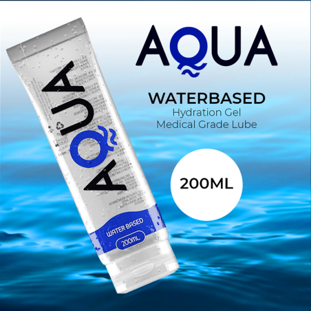 Lubrifiant gel, AQUA QUALITY, pe baza de apa, 200 ml