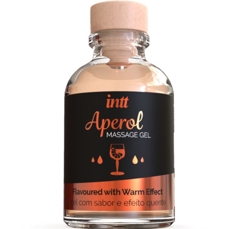 INTT MASSAGE & ORAL SEX - GEL DE MASAJ APEROL CU EFECT DE ÎNCĂLZIRE INTENSĂ