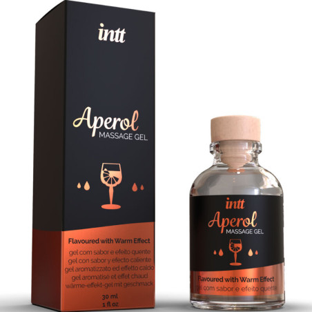 INTT MASSAGE & ORAL SEX – GEL DE MASAJ APEROL CU EFECT DE ÎNCALZIRE