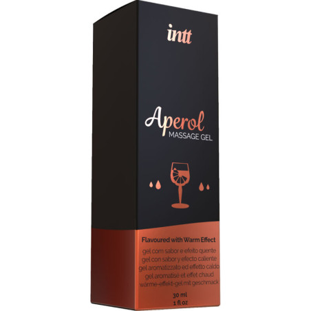 INTT MASSAGE & ORAL SEX – GEL DE MASAJ APEROL CU EFECT DE ÎNCALZIRE