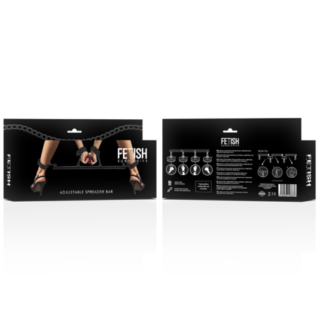 FETISH SUBMISSIVE BONDAGE - BARĂ SEPARATOARE REGLABILĂ 4 BUCĂȚI