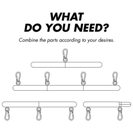 FETISH SUBMISSIVE BONDAGE - BARĂ SEPARATOARE REGLABILĂ 4 BUCĂȚI