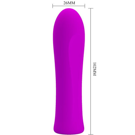 Vibrator Pretty Love Alfreda, 12 Moduri Vibratii, Silicon, USB, Mov