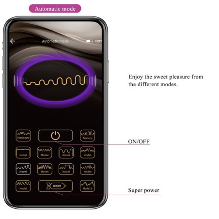 Vibrator dublu August cu telecomandă – Pretty Love