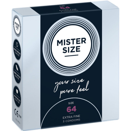 MISTER SIZE – PREZERVATIVE MARIME XL 64 MM (3 BUCATI)