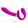 PRETTY LOVE - VIBRATOR CU CUREA DUBLĂ VALERIE 12 VIBRAȚII MOV