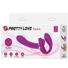 PRETTY LOVE - VIBRATOR CU CUREA DUBLĂ VALERIE 12 VIBRAȚII MOV