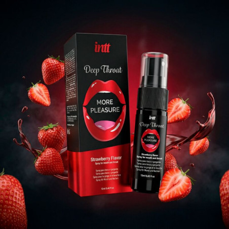 Spray oral INTT, aromă de căpșuni, 12 ml.